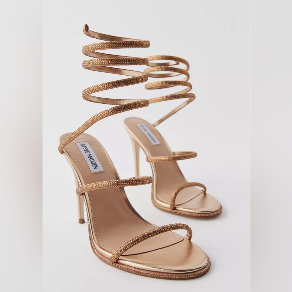 Steve Madden | Exotica Bronze Women’s Heels | Size 5.5 View 2